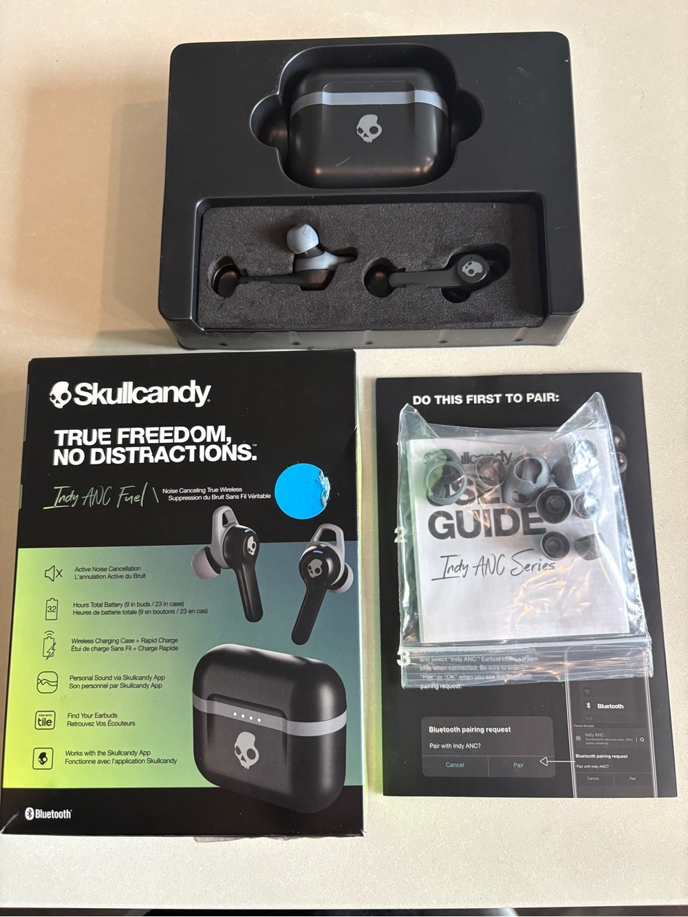 Skullcandy Indy ANC True Wireless Earbuds and Charging Case - Black